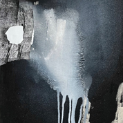 Karin Köpfli-Fehlmann Bremgarten AG: 2025 Mondscheinserenade, 100 x 70 cm, Acryl und Collage auf Leinwand 