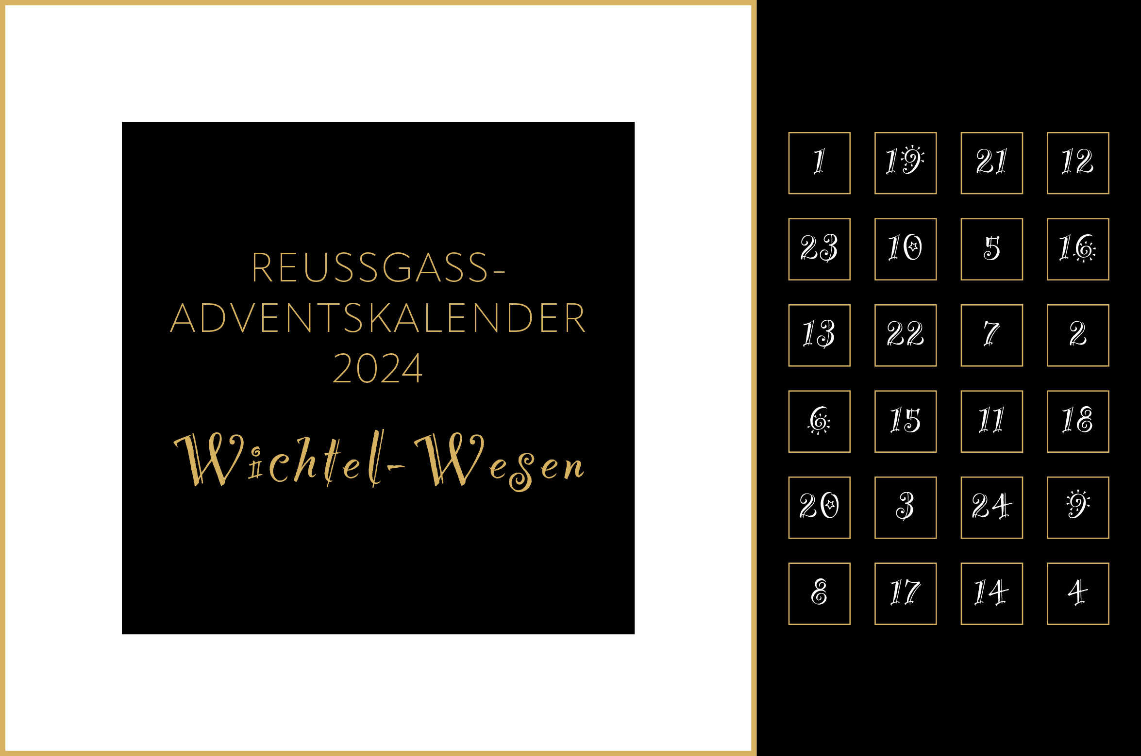 Karin Köpfli-Fehlmann Bremgarten AG: Reussgass-Adventskalender 24 Vorankündigung 